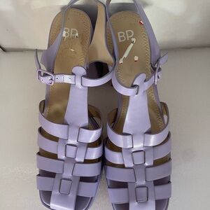 BP Women's Light Purple Strappy Sandals